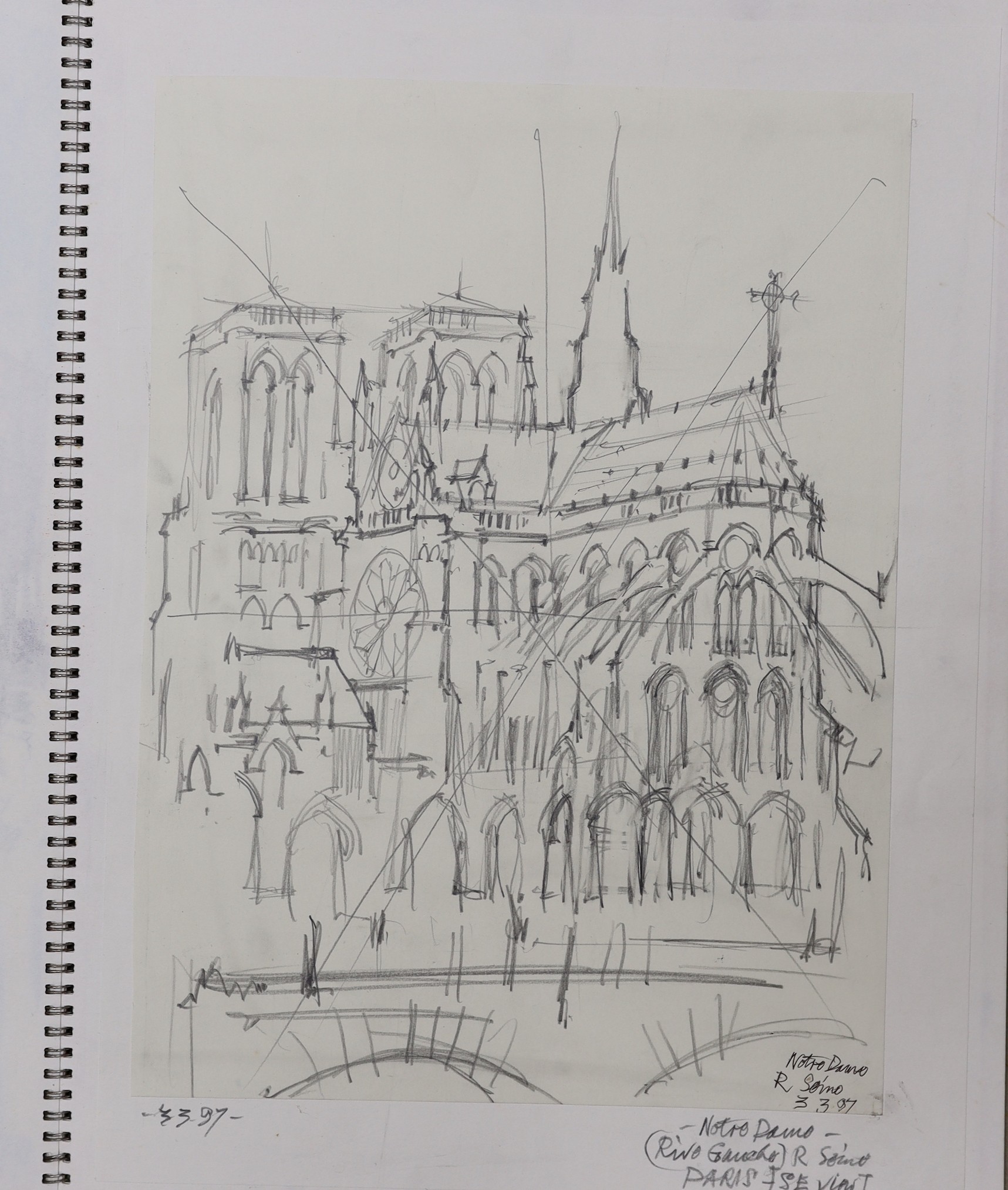 Michael Cadman (1920-2012), a folio of assorted watercolours, mostly France, many signed and dated, largest 42 x 60cm